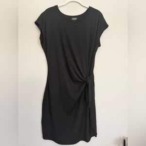 Nicole Miller Black Midi Dress